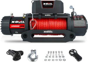 X-BULL Winch Synthetic Rope Winch-10000lb