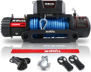 X-BULL-winch 13000lb Synthetic Rope Winch