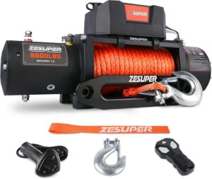 ZESUPER 9500-lb Electric Winch Kit